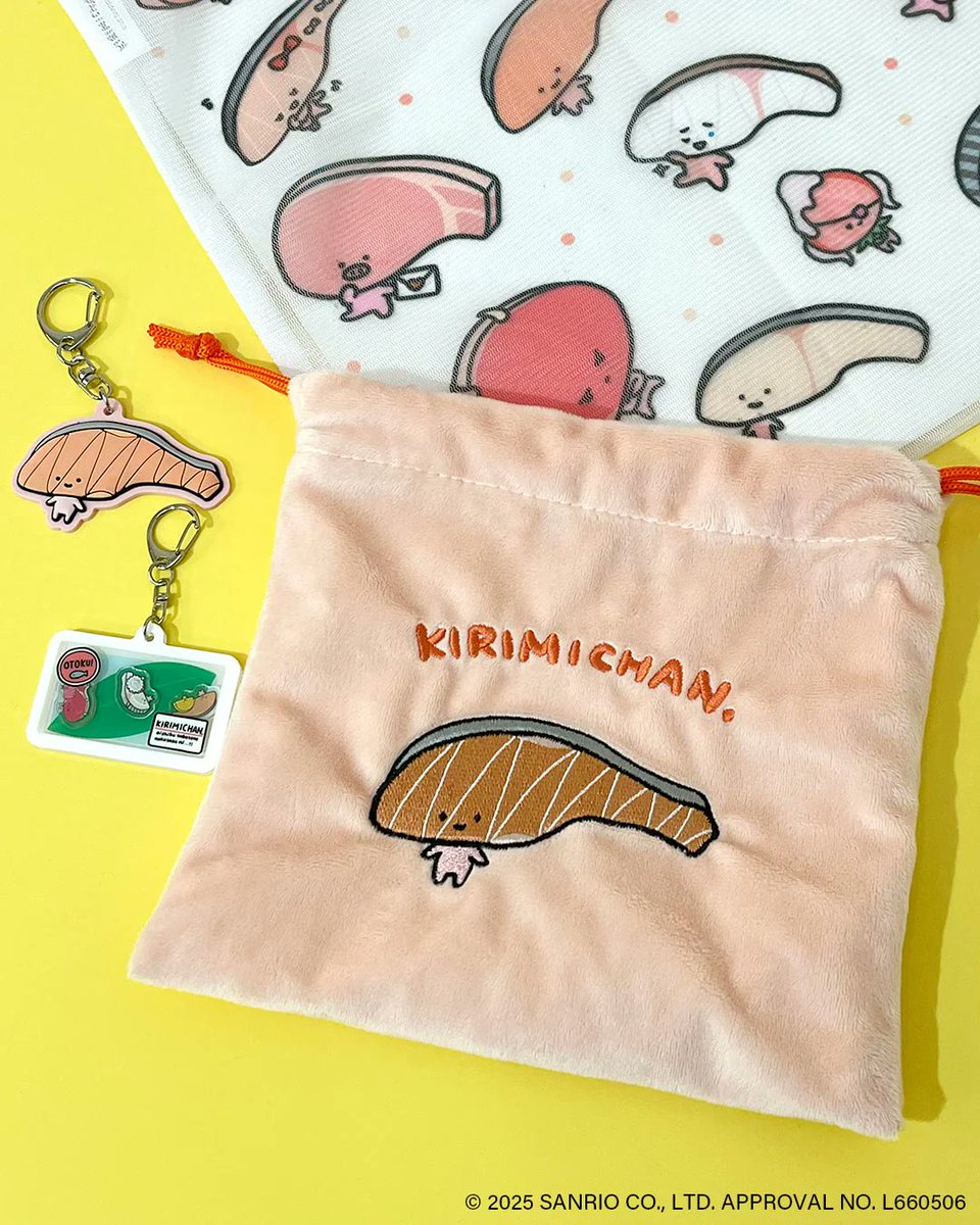 sanrio_oshikatu's tweet photo. ＼⚠️新商品【予告】📣🆕／
サンキューマートにて「KIRIMIちゃん.」と「こぎみゅん」の限定アイテムが1月下旬～登場🥹💗

ふわふわ巾着、ダイカットポーチ、キーホルダー、ステッカーなどラインナップたくさんあるよ🥹🩷
オンラインストアでは明日12時～予約販売開始🛒
上限数に達し次第受付終了とのことなので欲しい人はお早めに⏰

🔗サンキューマート公式オンラインストア：
https://t.co/H7NvRg9YQy
🔗楽天（サンキューマート公式）：
https://t.co/iP7knLszcs

👇気になる人はぜひチェックしてね💕
■購入：サンキューマート店舗、またはオンラインストアにて
■発売日：2026年1月下旬～入荷順次
※予約受付開始は12/26(金)12:00～

#サンキューマート #KIRIMIちゃん #こぎみゅん #pr