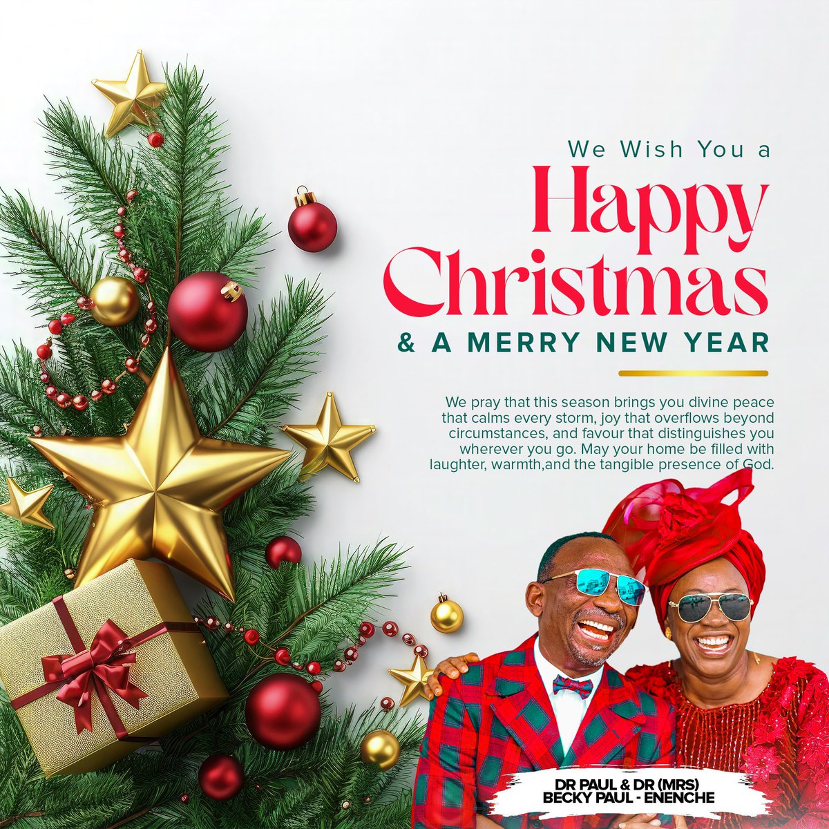 drpaulenenche's tweet image. Beloved, as we celebrate the birth of our Lord Jesus Christ, our heart is filled with gratitude to God for your life. Christmas is a reminder that God so loved us that He gave; His love wrapped in hope, peace, and salvation. May that same love rest upon you and your household, in…