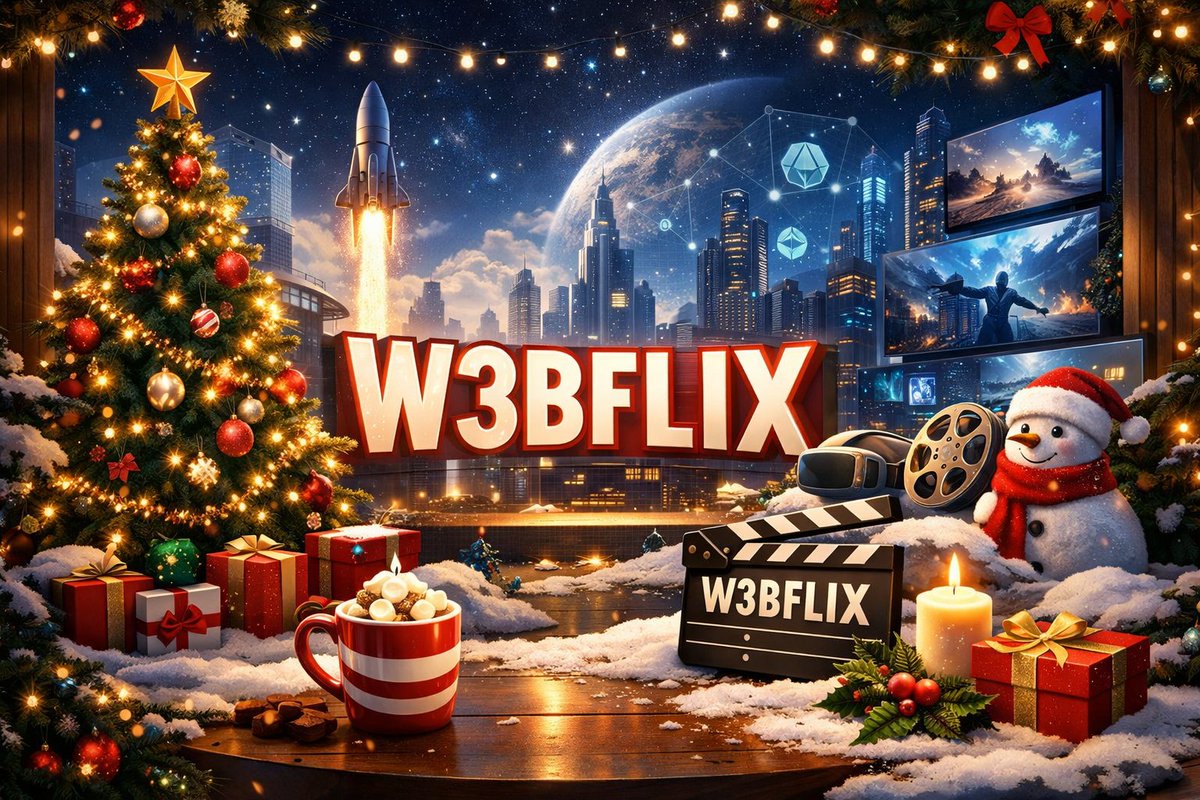 🎄✨ Season’s Greetings, W3BFLIX Family! ✨🎄

As we celebrate this beautiful holiday season and the joy of Christmas, we want to take a moment to express our deepest gratitude to every single member of the W3BFLIX community.

Thank you for believing in our vision.
Thank you for