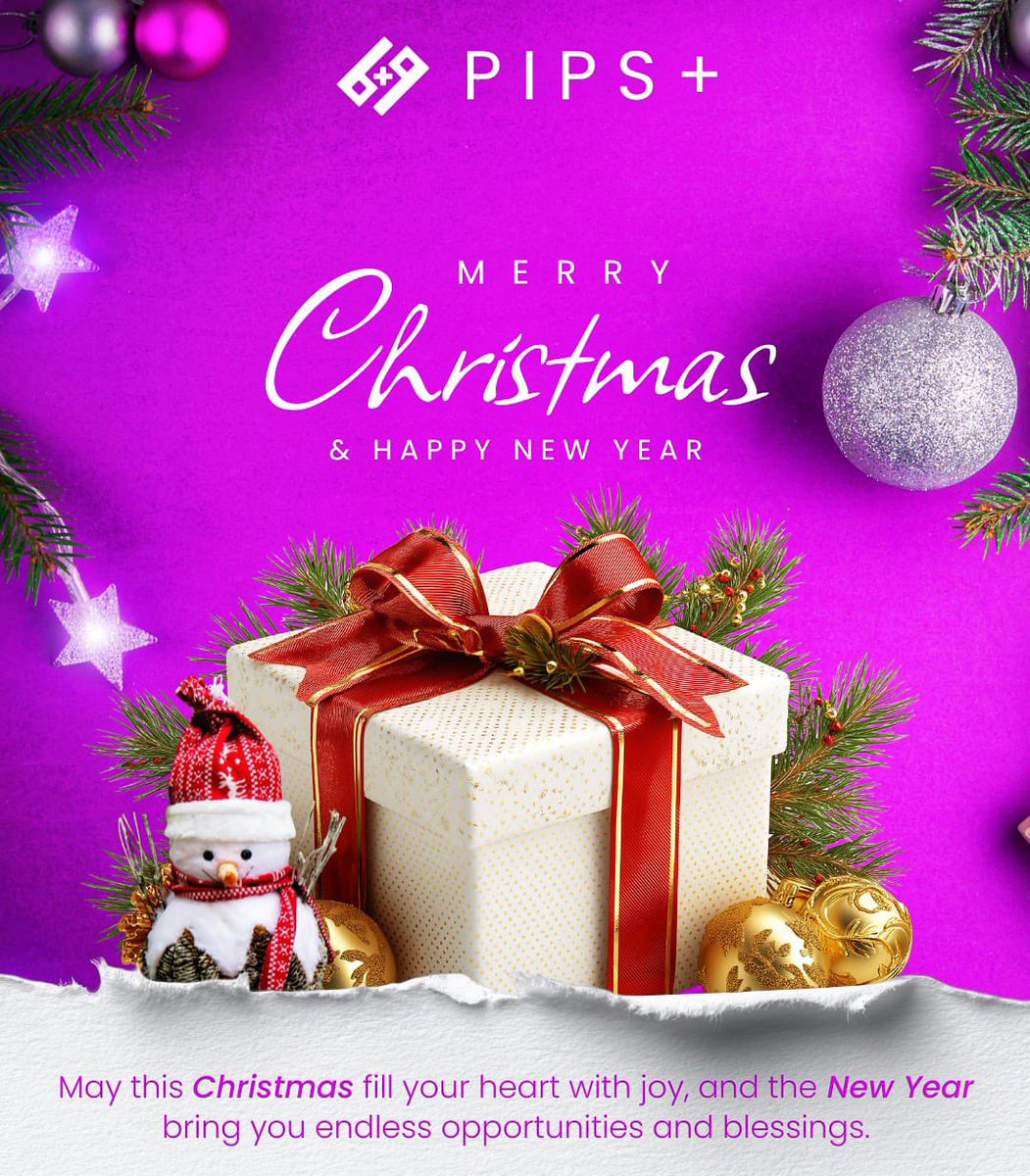 PipsplusTrading's tweet photo. 🎄✨ Merry Christmas from PIPS+ ✨🎄

Thank you to our amazing community for your trust and support.
May this season bring you peace, consistency, and profitable opportunities ahead.

Here’s to bigger goals, better trades, and more success.
Happy Holidays from PIPS+ ❤️📈🎁 https://t.co/n5vM5I4EHp