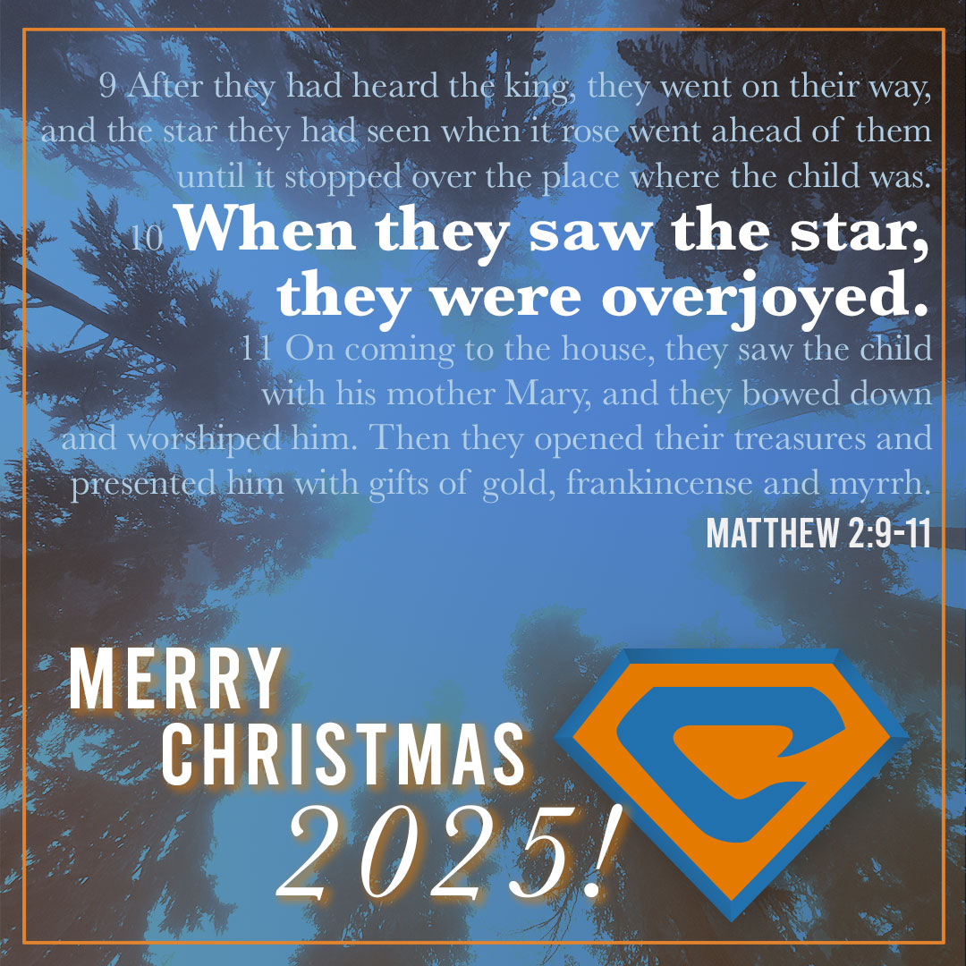 Merry Christmas! 
When they saw the star,they were overjoyed. Matthew 2:10
#christmas2025 #merrychristmas