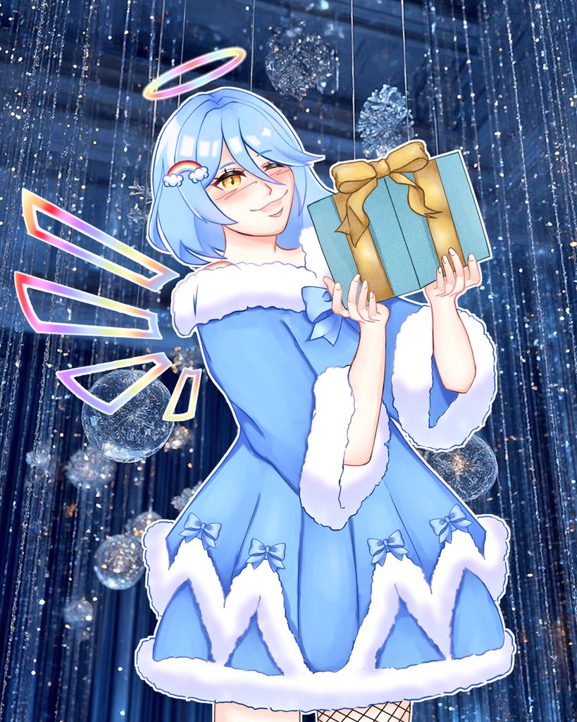 MiuCybele's tweet image. ❄️ ¡Felices fiestas les desea Santa Cybele! 🎄

Que todos sus sueños y metas se cumplan pequeños Glowies, nos veremos pronto con más anuncios del debut, mientras tanto pasen increíbles momentos en familia. 🌟

🎨/ Yop.
#Vtuber #VtuberES