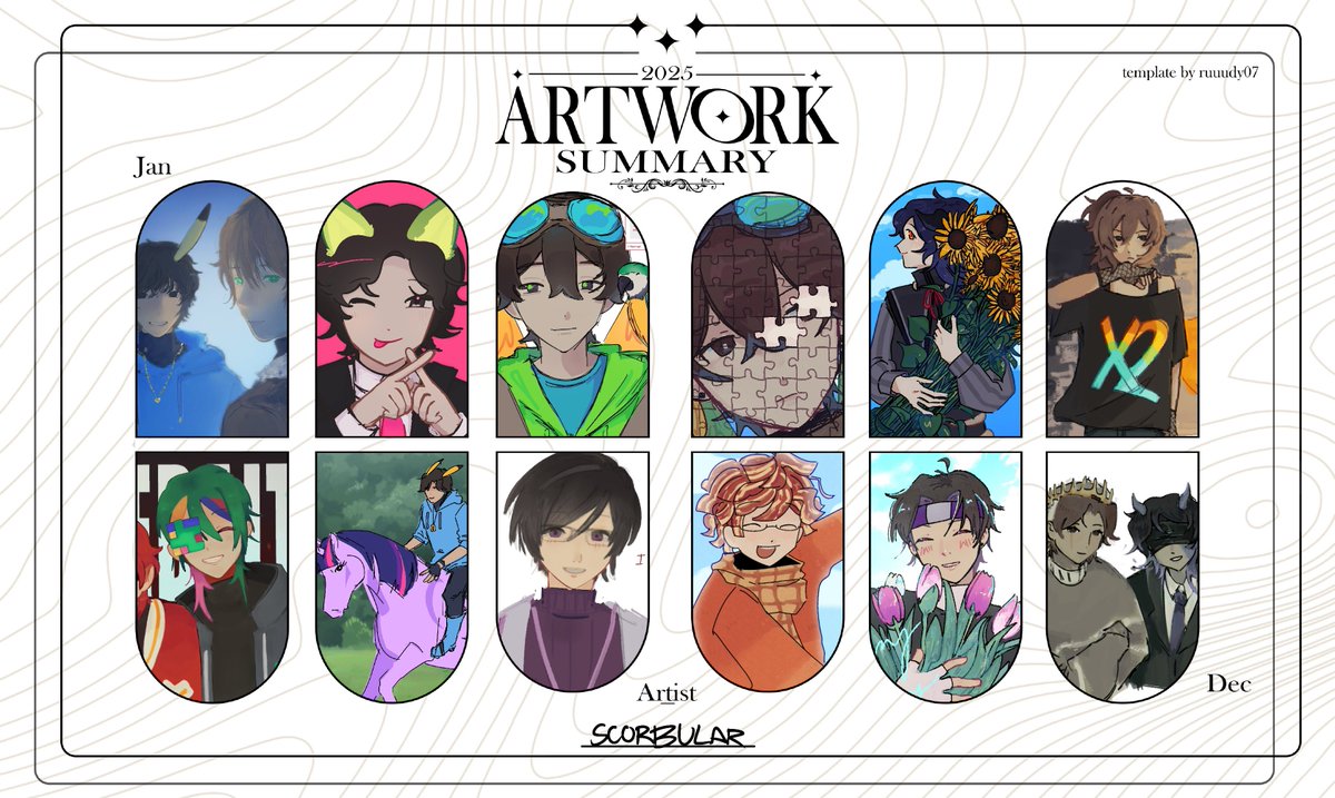 scorbular's tweet image. i did not draw much ;;