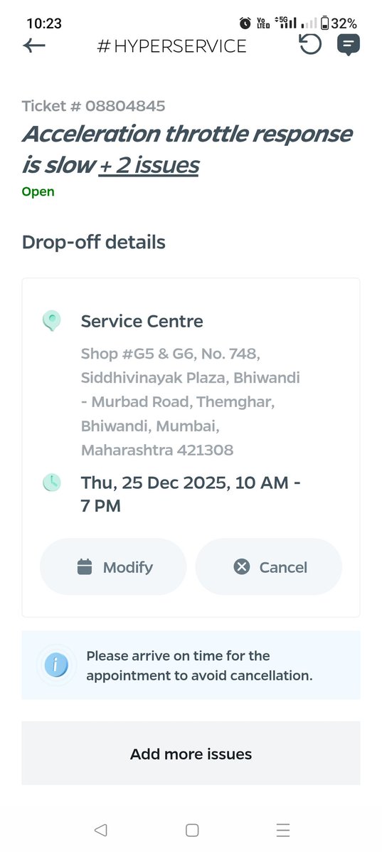 Nifty_85's tweet photo. @OlaElectric I raised a complaint, got an app appointment for Bhiwandi, dragged my dead scooter 15 km only to find the store CLOSED.Customer care disconnected &amp; muted calls after listening. Is this your service standard? What should I do now? #OlaElectricFail @bhash @OlaElectrick https://t.co/eFO6lkYllW