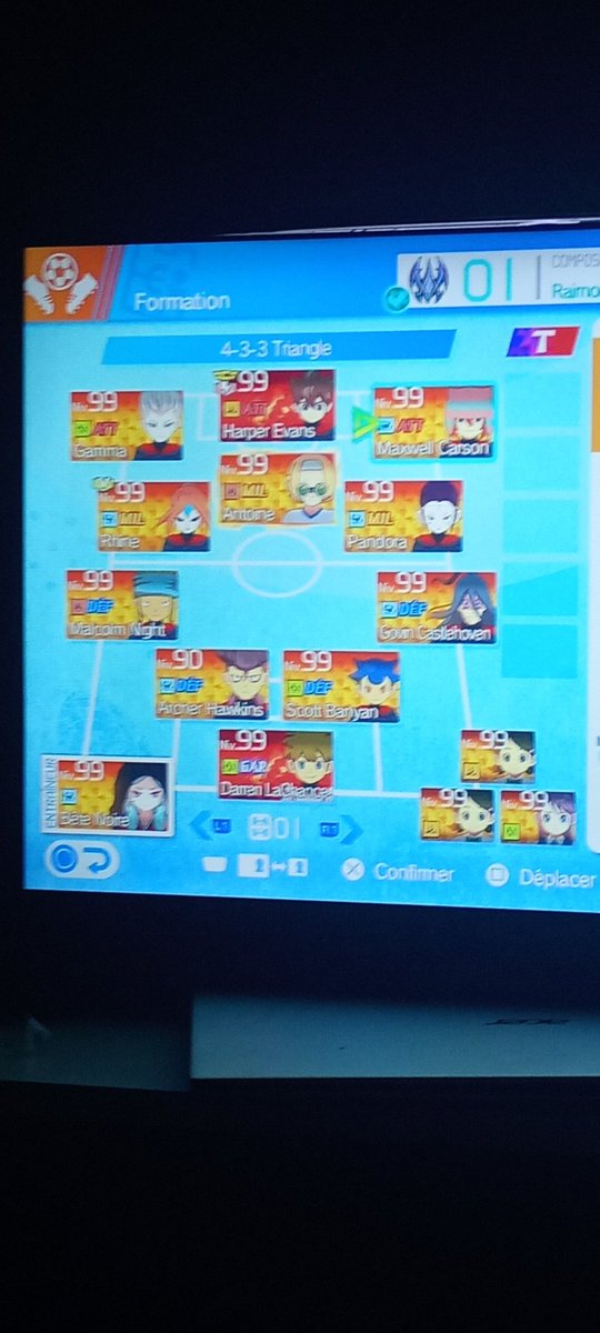 floravalonic's tweet photo. Plus qu'à remplacer gamma et Darren pour avoir une team cool 🙌🏻#inazumaeleven https://t.co/ia2mgZg8Tp
