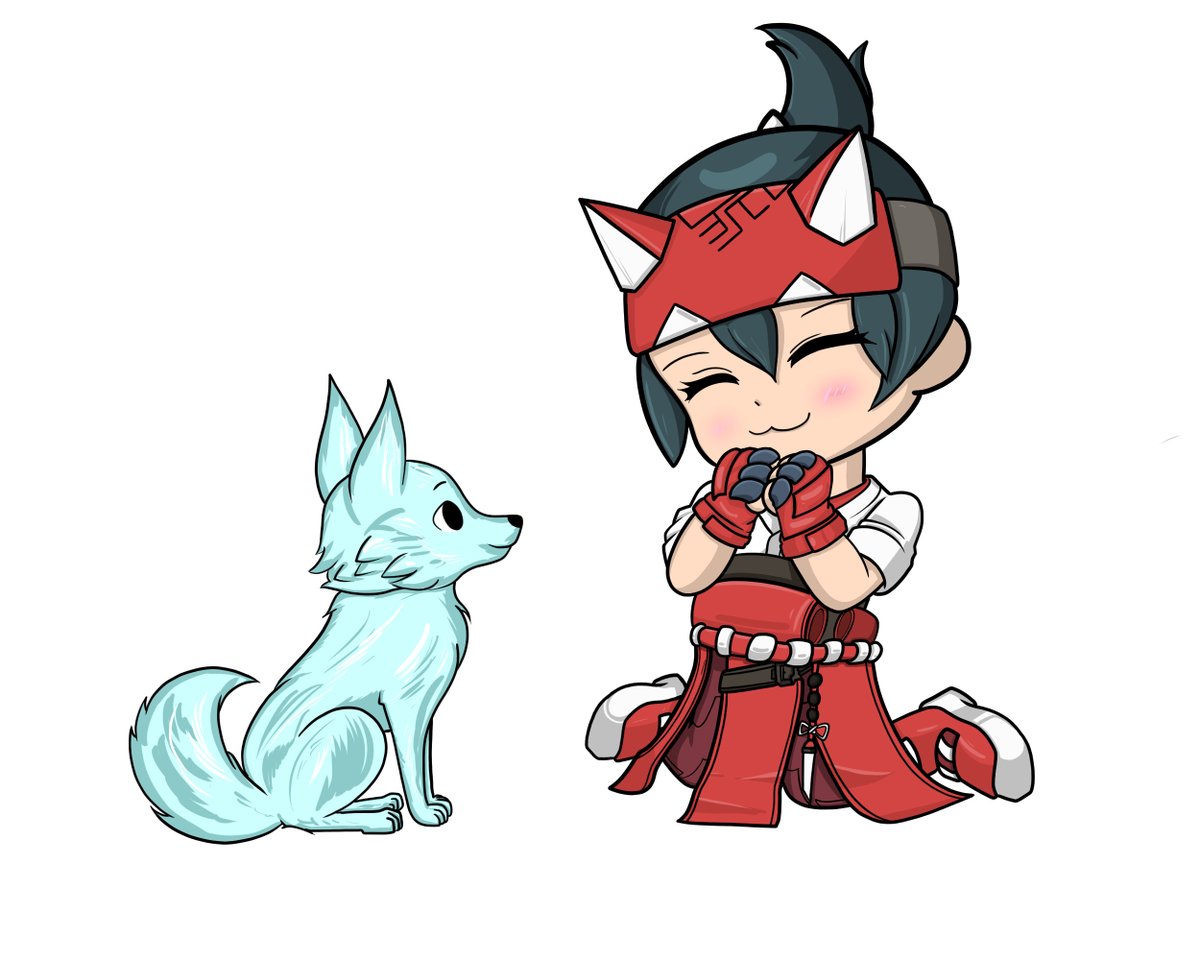 Cho_Mu_123's tweet photo. 친구한테 선물해준 SD 키리코입니다!

#illustrate #일러스트 #art #오버워치 #overwatch #키리코 #Kiriko https://t.co/KkEfsBOj13