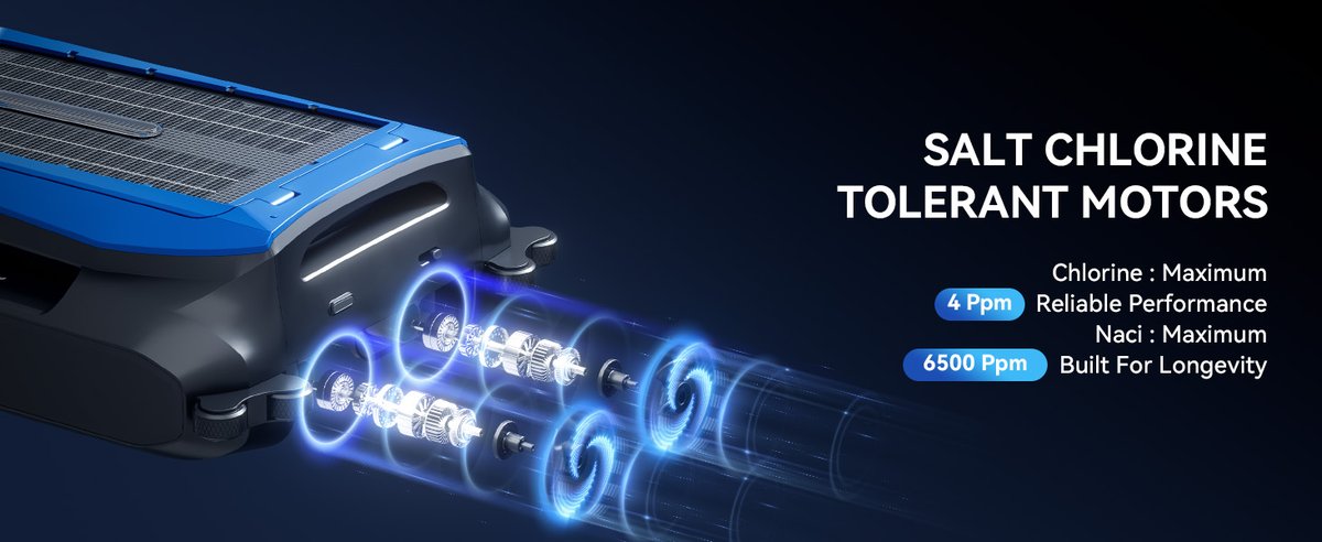 joybeerobot's tweet photo. Holiday sparkle starts here! 🎄💧 Salt-chlorine tolerant motors for pools that shine bright all season.#Joybee #PoolCleaning #SmartCleaning #EffortlessMaintenance https://t.co/scHbYyRj96