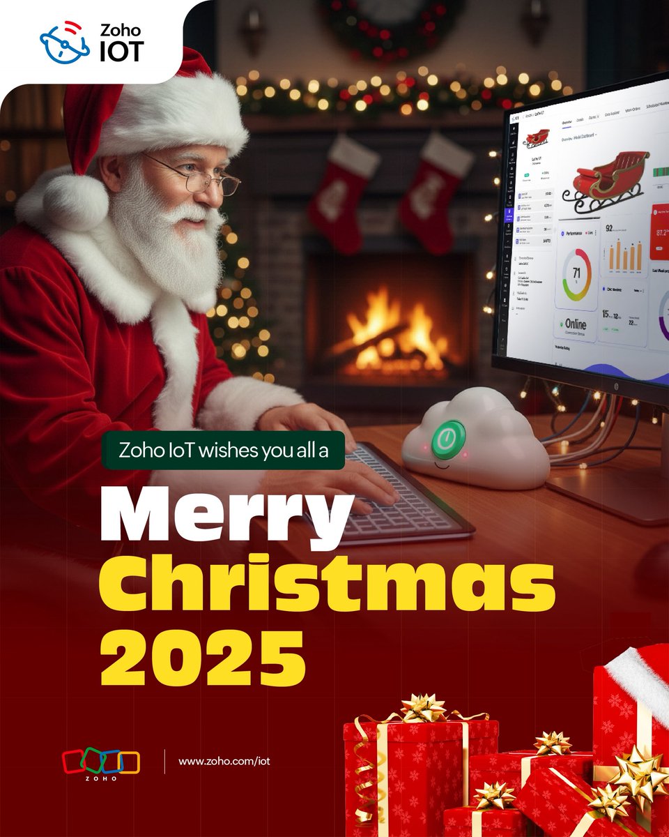 Zoho IoT tweet media