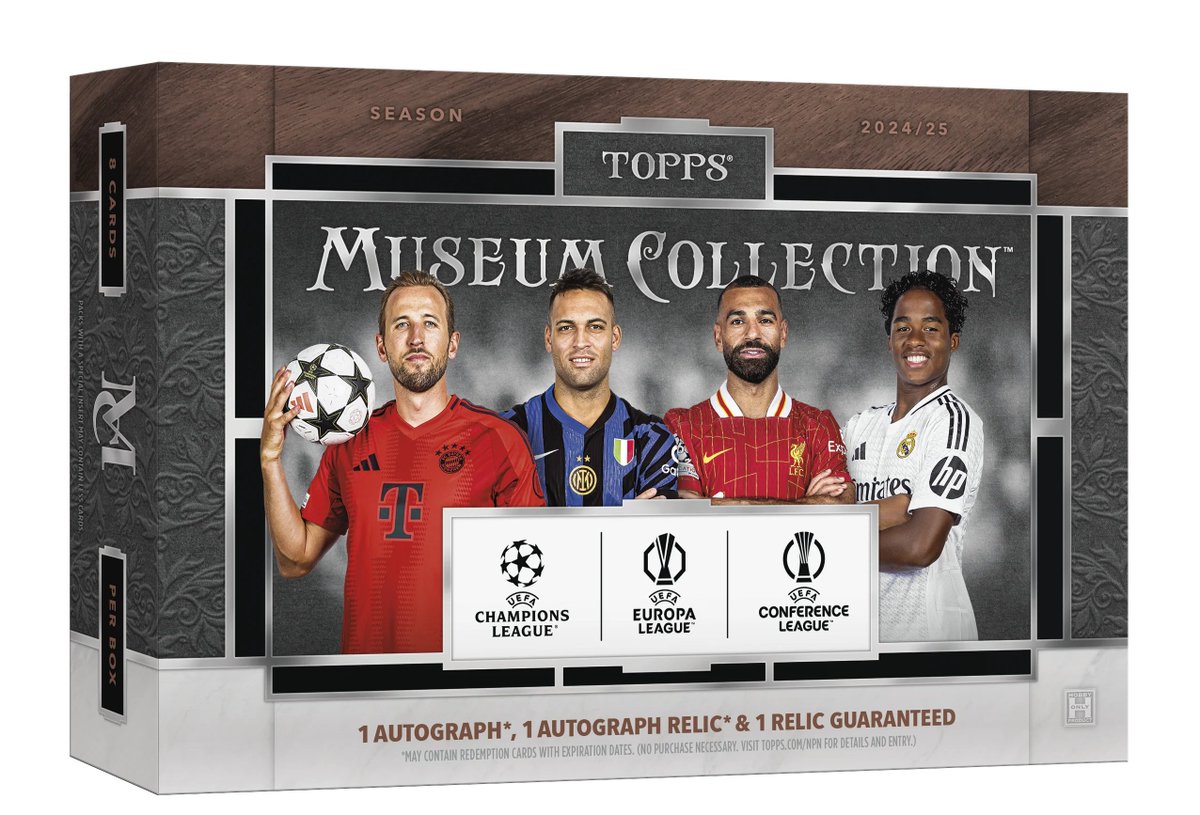 製品情報】 2026年1月以降 発売予定 ⚽ 2024-25 TOPPS UCC MUSEUM