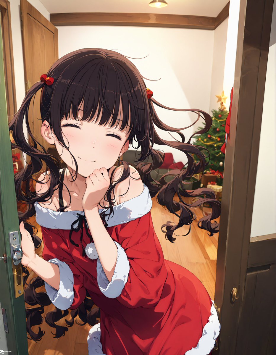 enaenaXaka's tweet photo. メリークリスマス🎄✨！
 Merry Christmas 🎅❤️
#クリスマス #illustration https://t.co/aSJ3wXlvWg