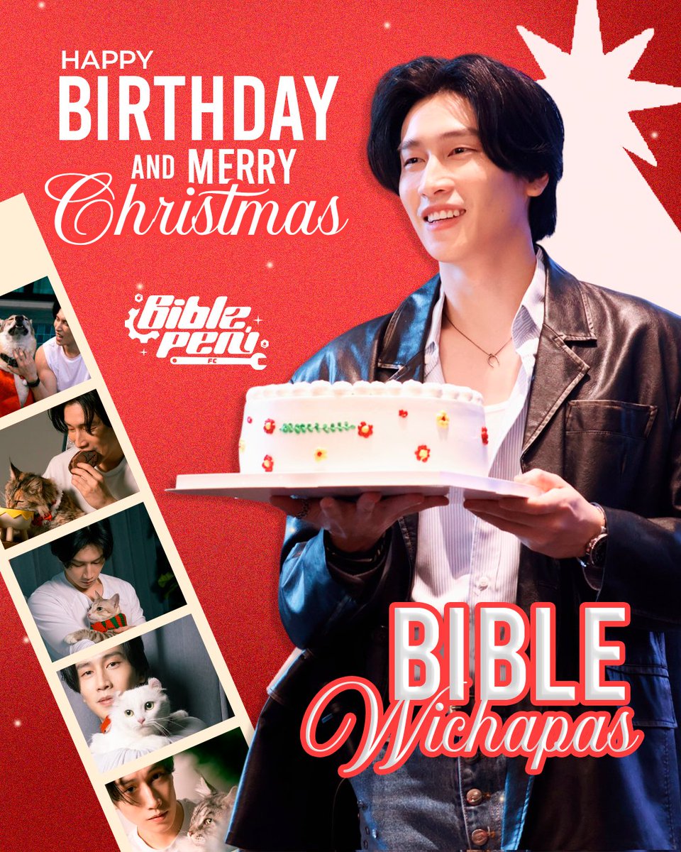 A very happy birthday and a Merry Christmas to our dear Vivaldi, whom we treasure and love with all our hearts. We hope you have many more birthdays to come and that your future is filled with bright things. 🇵🇪❤️🎄

#HappyBIBLEday28th #BibleWichapas #bsumone <a href="/biblesumett/">Bsumettikul</a>