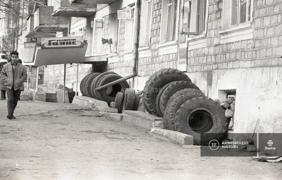 araratpetrosian's tweet photo. Consequences of "GRAD" rocket shelling from Aghdam on the civilian population of Stepanakert in 1992 https://t.co/E3qZmr5X2N