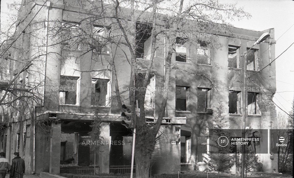 araratpetrosian's tweet photo. Consequences of "GRAD" rocket shelling from Aghdam on the civilian population of Stepanakert in 1992 https://t.co/E3qZmr5X2N
