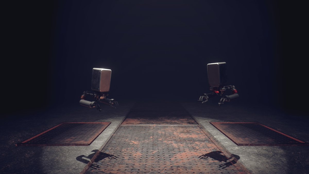 NieR_JPN's tweet image. 【042】
「アケオメ」

【153】
疑問：ポッド042のただいまの発言

【042】
回答：人類が行っていた新年の挨拶
「アケマシテオメデトウ」の略
発音数の観点から効率的と判断

【153】
同意：「アケオメ」

【042】
「コトヨロ」

【153】
「コトヨロ」

#2026年も人類に栄光あれ #NieR