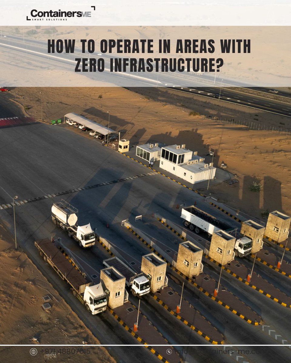 Containers_me's tweet image. How can you operate in areas with zero infrastructure?

Modular containers make it easy:

Solar-powered &amp;amp; off-grid HVAC
Water tanks &amp;amp; portable toilets

Fully self-sufficient &amp;amp; deployable anywhere.

#modularcontainers #offgridsolutions #solarpower #zeroinfrastructure