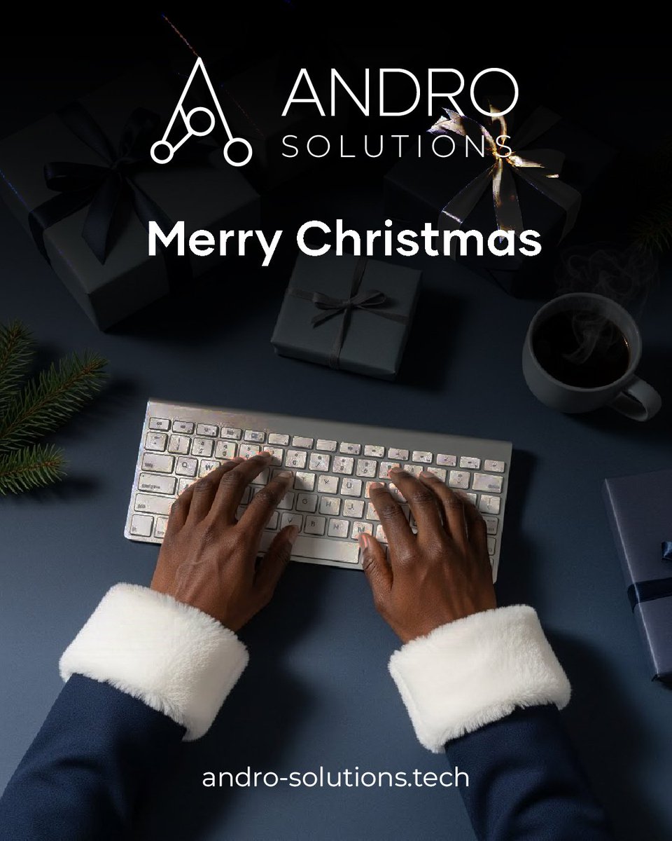 Wishing you a season filled with joy, warmth, and innovation. From all of us at Andro Solutions, Merry Christmas and thank you for being part of our journey. 🎄✨
#AndroSolutions #MerryChristmas #SeasonOfJoy #AndroTeam #CreativeTech