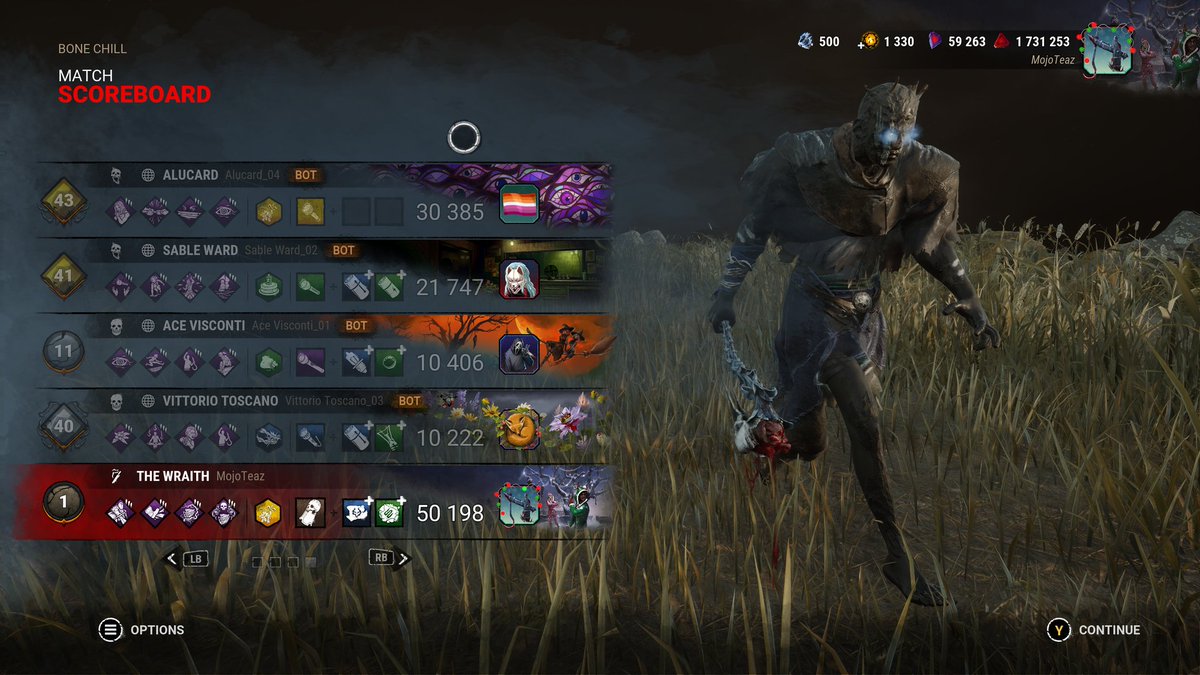 Y'all thought the flashlight saves were fun, until y'all were all slugged and bleeding out on the ground for the entire timer. If you don't want me to hook you... I won't.🎄🎁 

Happy #deadbydaylight #bonechill !