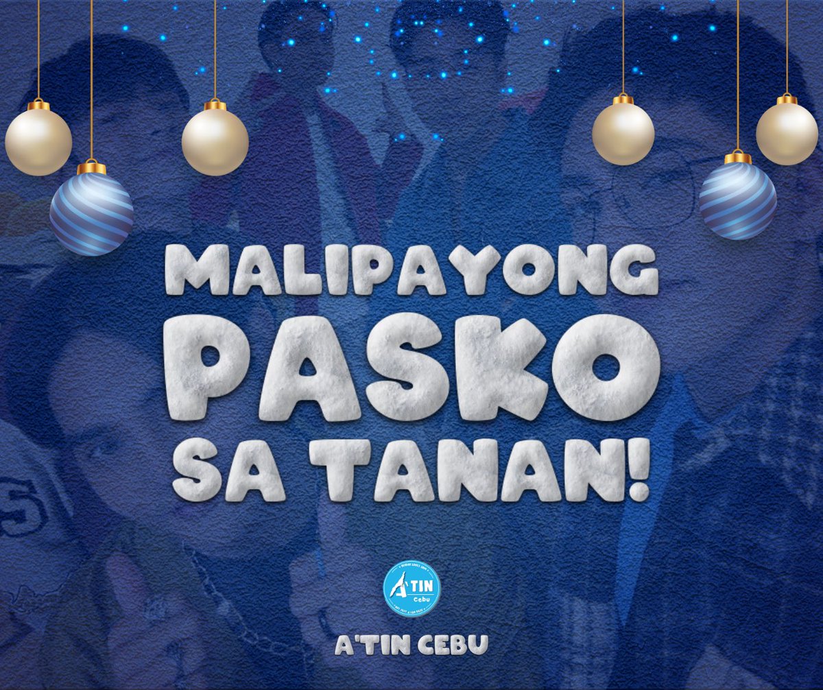 Malipayong Pasko sa tanan! 🎄✨

This Christmas, we remember those we lost, pray for healing, and celebrate the resilience that binds us as one A’TIN family. 

May this season bring comfort, light, and renewed hope to all. 💙