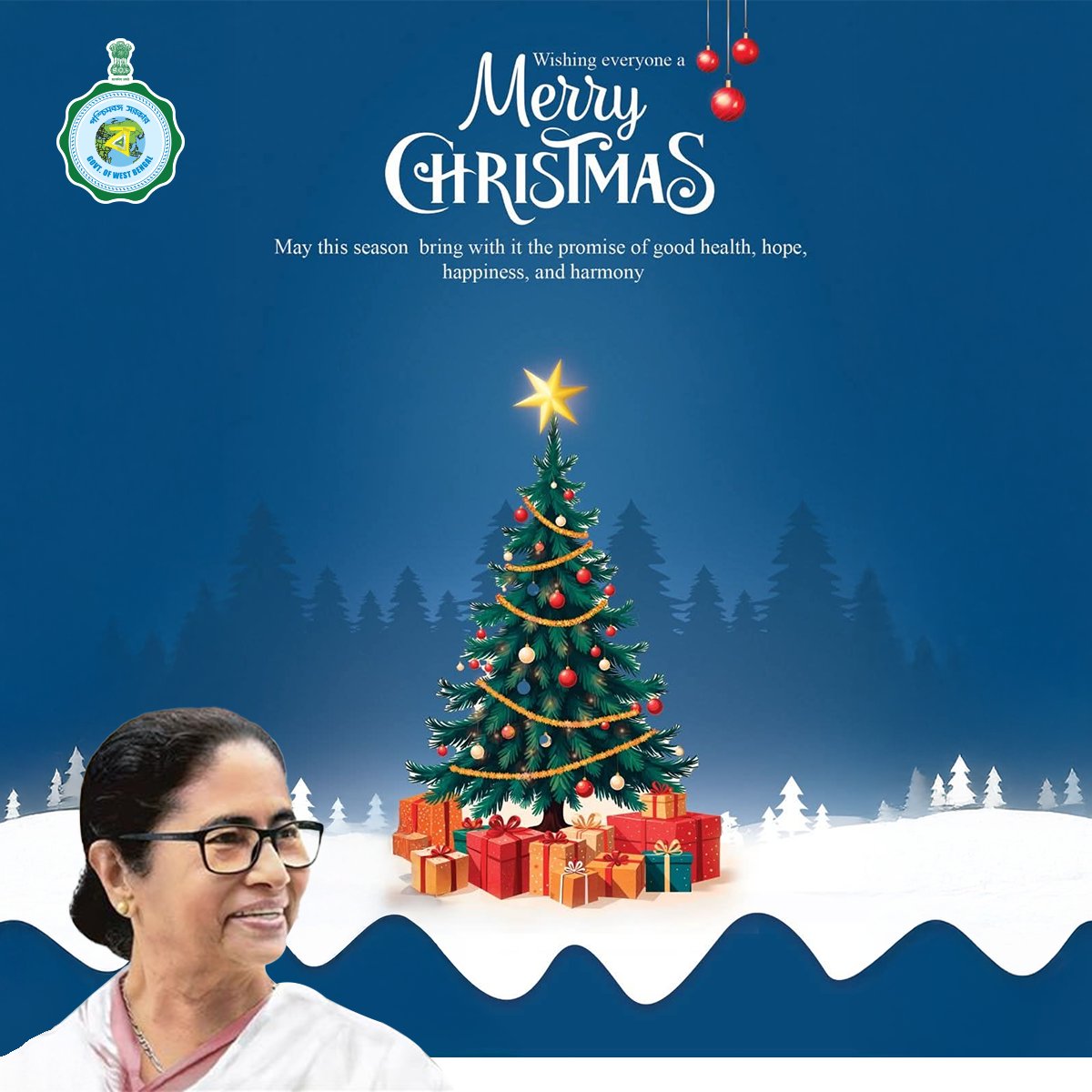 Christmas is a celebration of peace, compassion and togetherness. On this joyous occasion, I extend my warm greetings to all. May the spirit of harmony, hope and goodwill continue to illuminate our shared journey and bring happiness to every home.

#MerryChristmas #FestiveSeason
