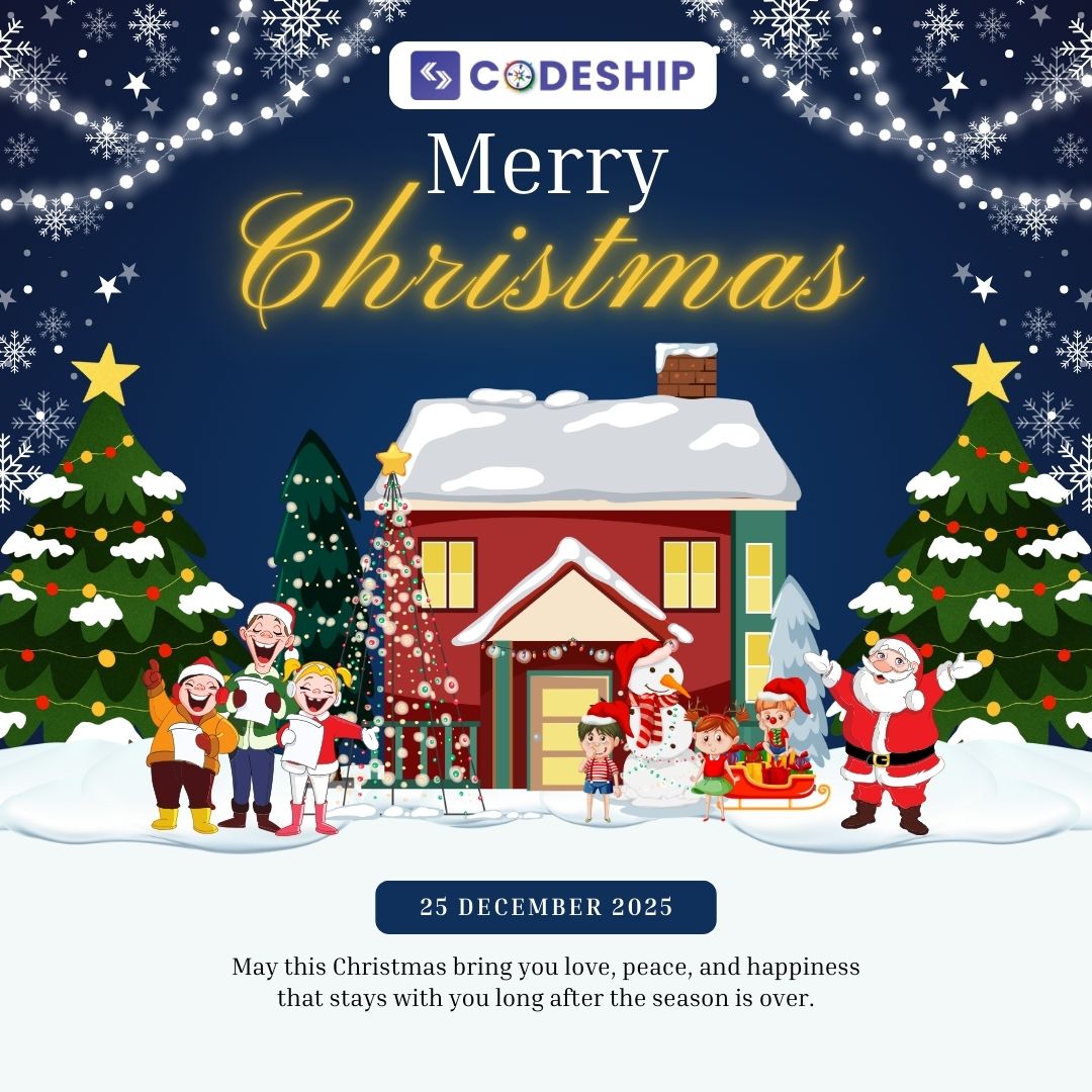 ship_code20427's tweet photo. Merry Christmas from Codeship! 🎅✨
May this festive season fill your hearts with joy, your homes with warmth, and your future with success.
Wishing you peace, happiness, and bright beginnings ahead. 🎄❄️
#MerryChristmas
#Christmas2025
#SeasonOfJoy
#FestiveVibes https://t.co/3a89i1J79O