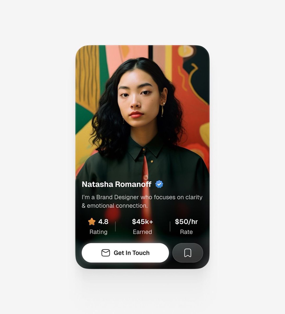 xsmaran's tweet photo. Card component design https://t.co/Fv8FFtMXz5