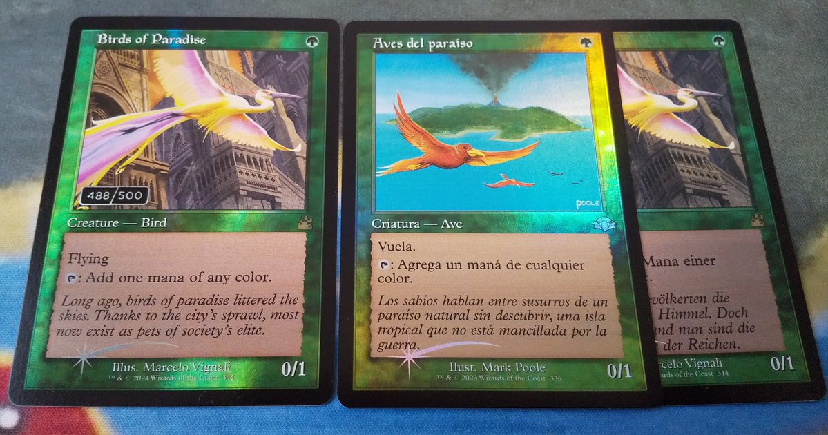 25/30 108.RVR ﾀﾞﾌﾞﾙﾚｲﾝﾎﾞｳfoil ｼﾘｱﾙNo.488/500 マグホ入り6点中1発目