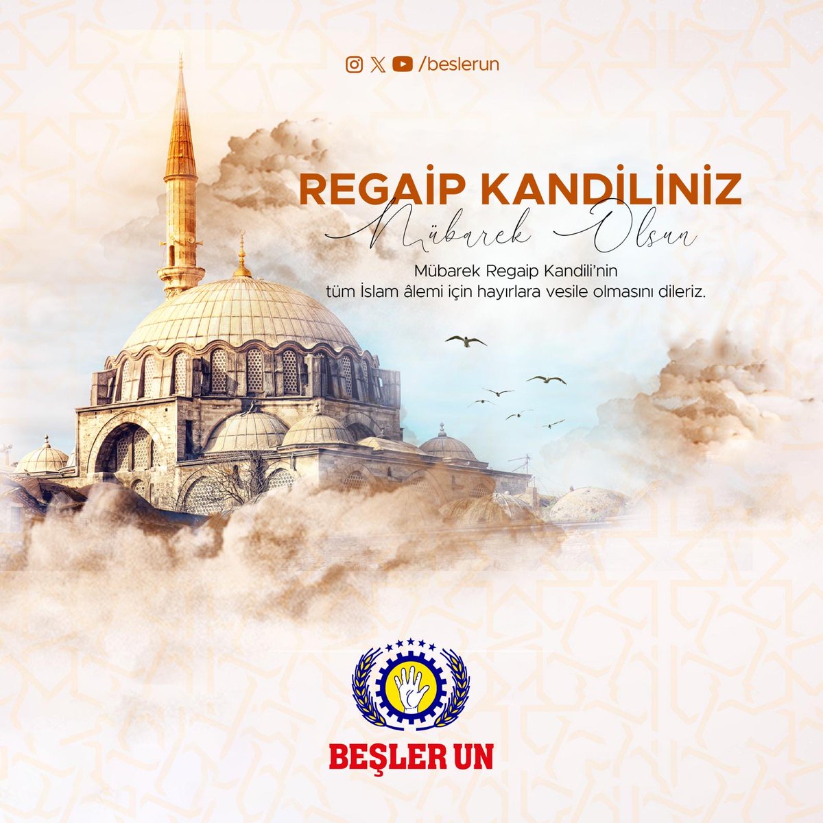 Regaip kandilimiz mübarek olsun.