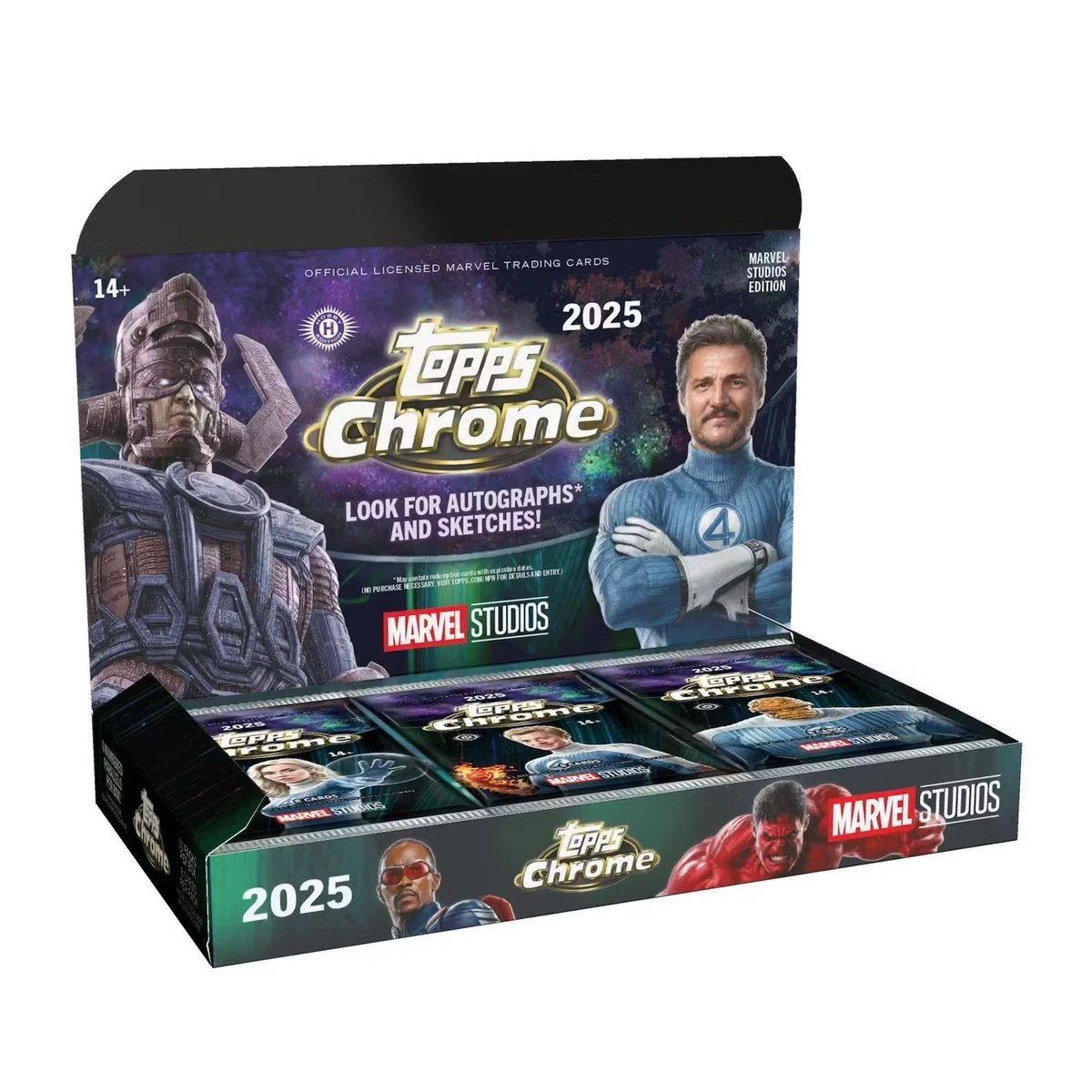 gradingservices's tweet photo. 【🔥販売開始🔥】
『2025 Topps Marvel Studios - HOBBY』
入荷次第発送！

Topps初となるマーベル・シネマティック・ユニバースからChromeで発売！🎬

映画＆ドラマで活躍するヒーロー＆ヴィラン、名シーンを収録！

🔻購入はこちら🔻
https://t.co/4pMwqeHOsq

#BLEZASIA #Topps https://t.co/YNTDvKumbu