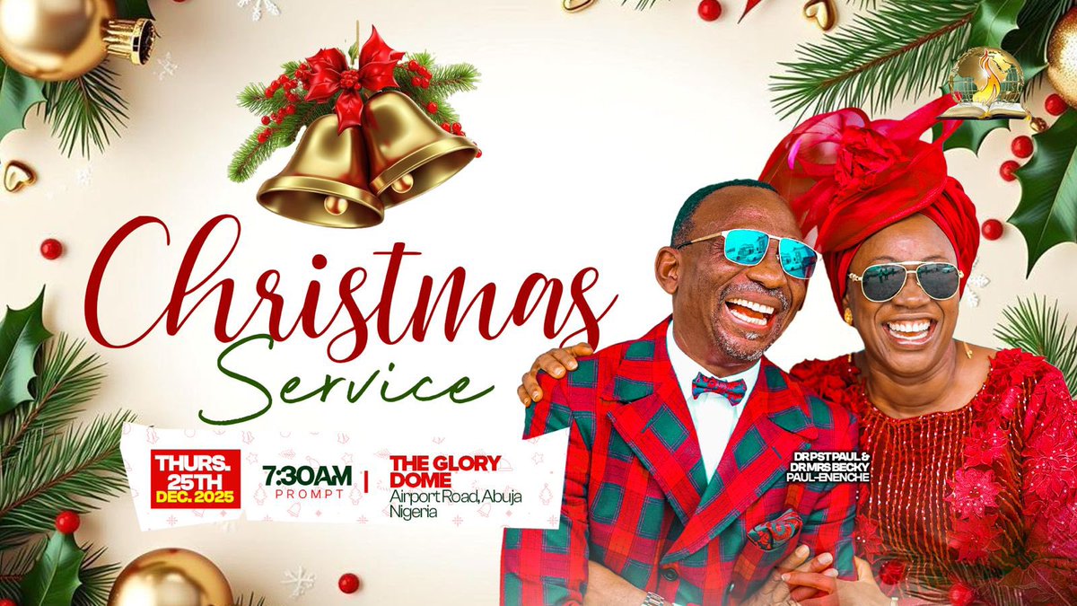 dunamiswrldwide's tweet image. Beloved, as we all celebrate the love of the season 🎄❤️🔔, come and encounter God in a special service of joy, worship, and divine impartation.

Time is 7:30 AM
Date: 25th December 🎉🎄

Step into God’s presence and begin the day blessed, refreshed, and strengthened. Bring your…