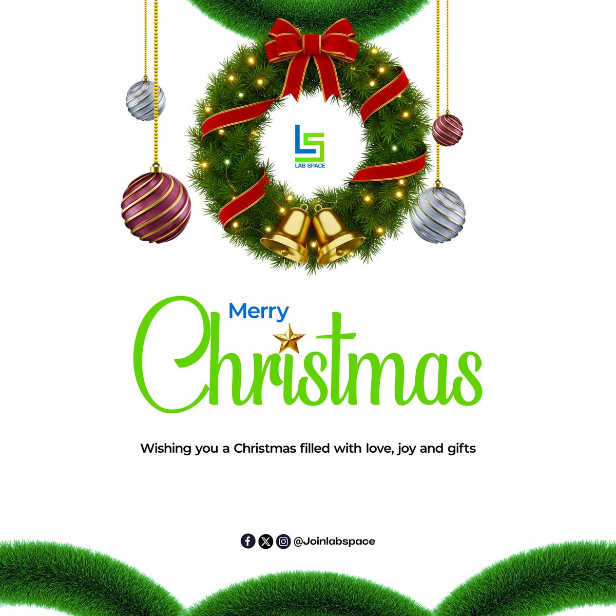 From all of us at Labspace, we wish you a joyful, peaceful, and fruitful Christmas celebration.
Merry Christmas 🎄