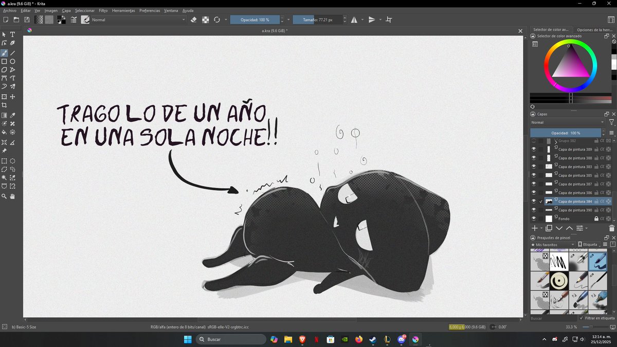 I overdid it with all the food at Christmas dinner! 🐷