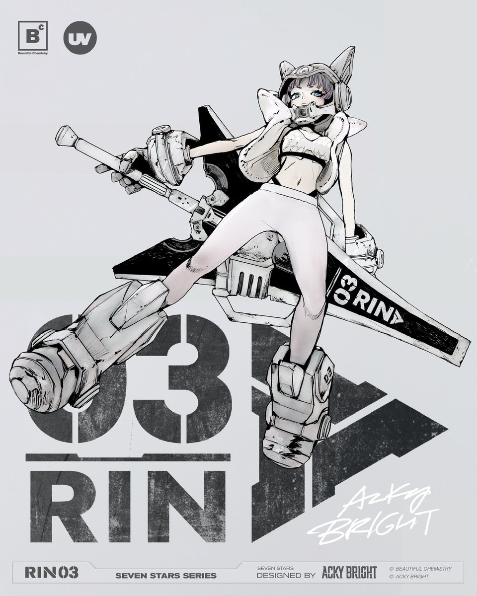 acky bright 原画 イラストレーターAcky Bright待望の商業初画集！『Acky Bright B/W』11