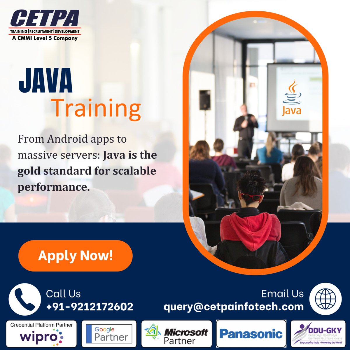 cetpainfo's tweet photo. Unlock your future with our comprehensive Java Training! Master core concepts, advanced frameworks, & real-world coding through hands-on projects.
Apply: https://t.co/b8O7K0PtAf
#cetpainfotech #javatraining #masterjava #learnjava #programming #jobready #futurewithjava https://t.co/EoKN1aCRQT