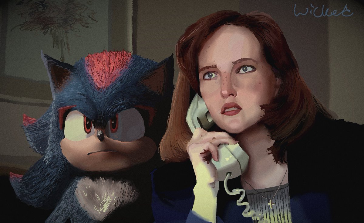 mbadtk86's tweet image. Scully and Shadow sitting there listening to one of Mulder's theories