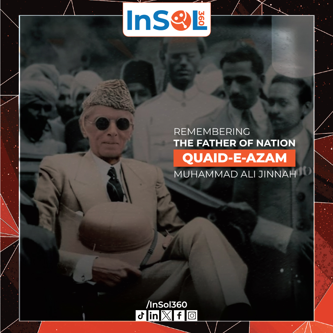 InSol360's tweet photo. On Quaid-e-Azam Day, InSol360 honors the vision, integrity, and determination that shaped a nation and continue to inspire purposeful leadership today.

#QuaidEAzamDay  #FounderOfPakistan  #UnityFaithDiscipline #videomarketing #insol360 https://t.co/Ritgz0vwAR