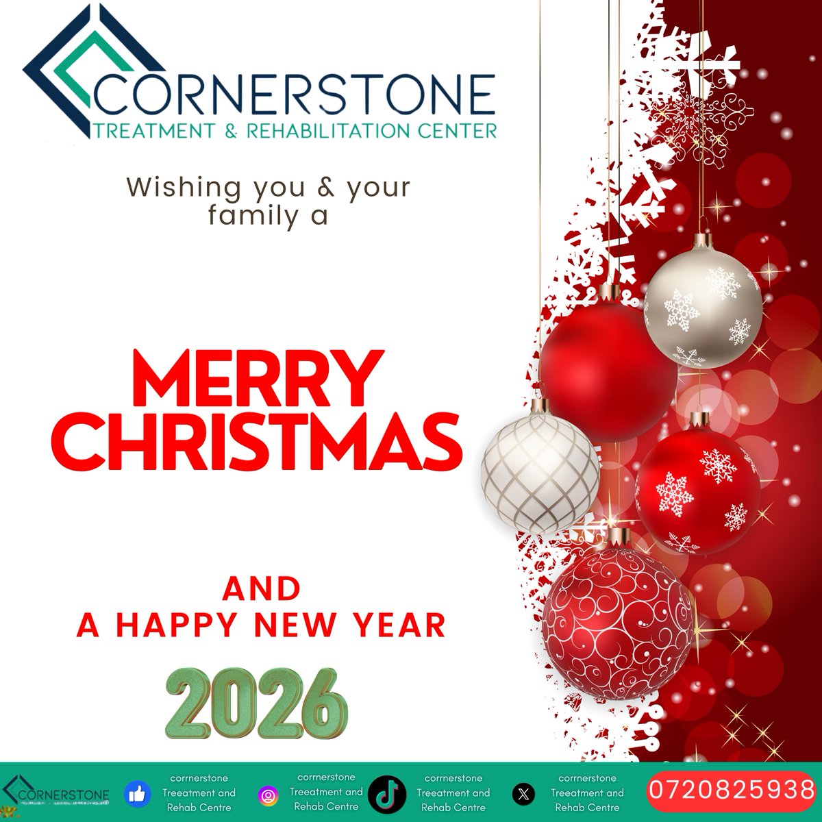 Cornerston85311's tweet photo. This Christmas, we celebrate healing, restoration, and new beginnings. At Cornerstone, every journey to recovery is a gift worth cherishing. Wishing you and your loved ones peace, strength, and renewed hope this festive season.
#merrychristmas2025 https://t.co/6yRsPFvnA6
