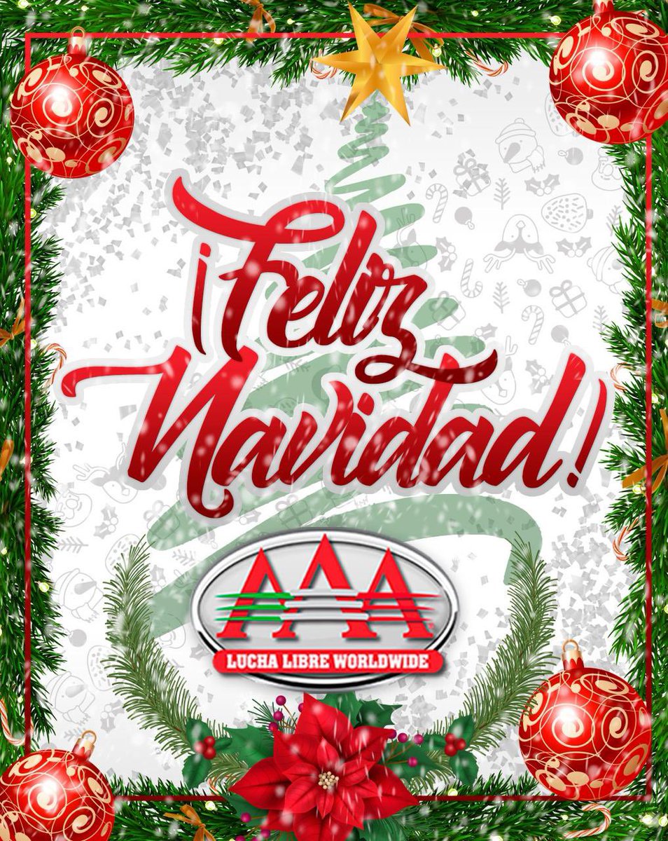 Celebremos #Navidad con nuestra familia y seres queridos, llenos de bendiciones, amor y dicha ❤️👏

¡Feliz Navidad! <a href="/luchalibreaaa/">Lucha Libre AAA Worldwide</a> 🎄🪅🎅🏻