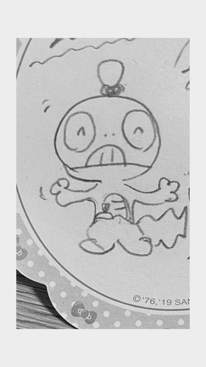 母が何かの度に描いてくれるズルッグ、愛おしすぎる