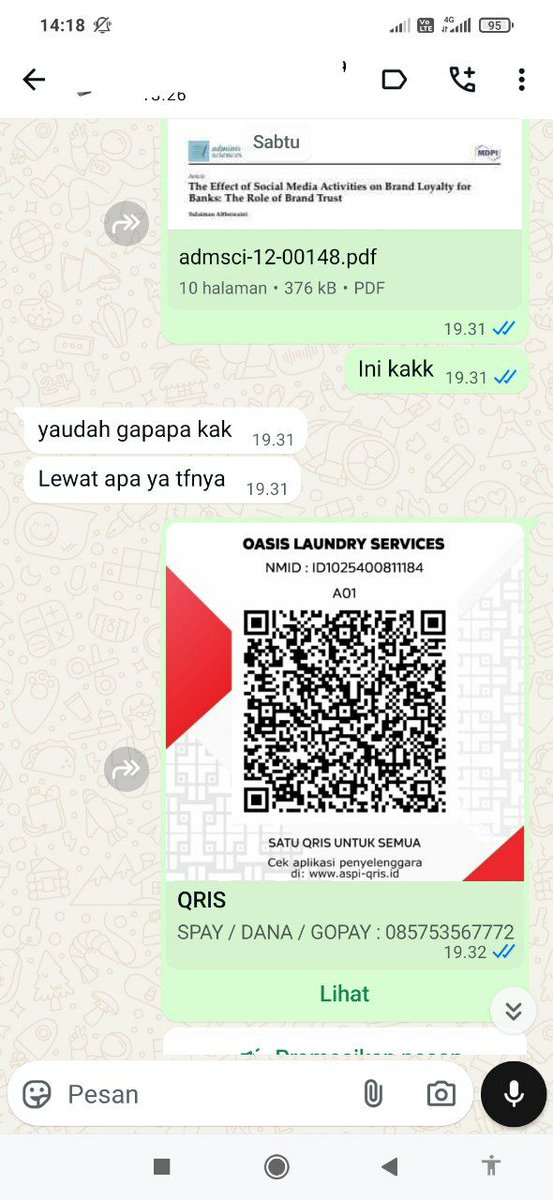 Yuk langsung wa ya, yg need joki jasa cari jurnal, bisa index scopus atau indeks sinta juga loh