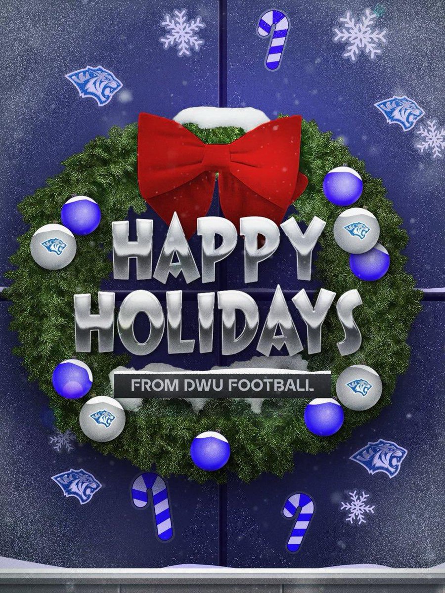 Thank you Coach Frost and the entire DWU Football program. Wishing you all a Merry Christmas and Happy Holidays! 🙏🎄<a href="/CoachMasonFrost/">Mason Frost</a>