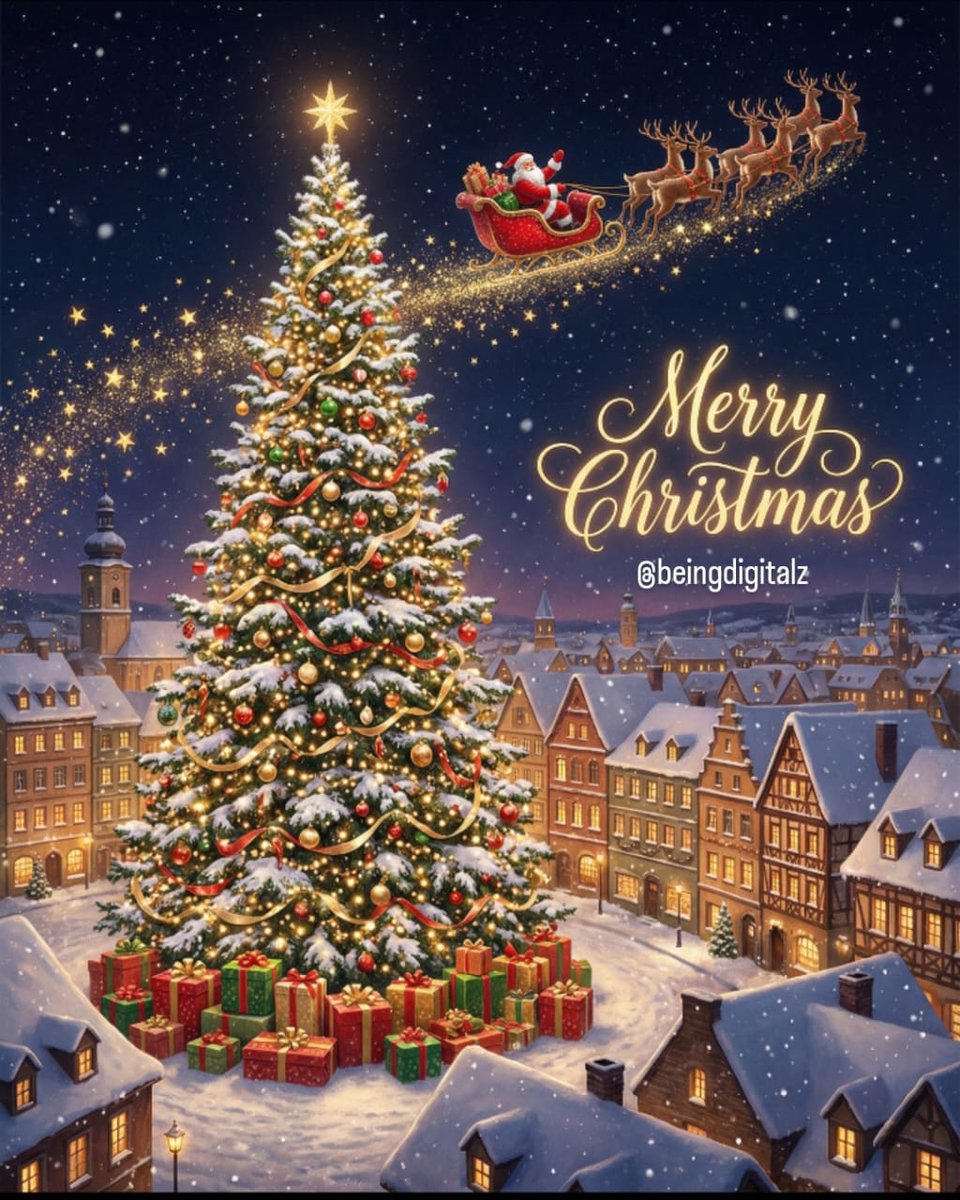 Somewhere between twinkling lights, wrapped gifts, and quiet wishes.Christmas reminds us that joy is meant to be shared. 

May your days be warm, your dreams brighter, and your heart full this festive season. 🎄
#MerryChristmas #FestiveVibes #SeasonOfJoy #beingdigitalz