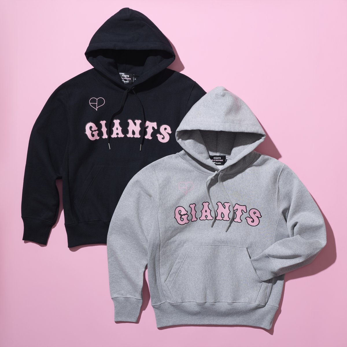 読売ジャイアンツ×BLACKPINK ブラック ロゴ フーディー Mサイズ 【即日