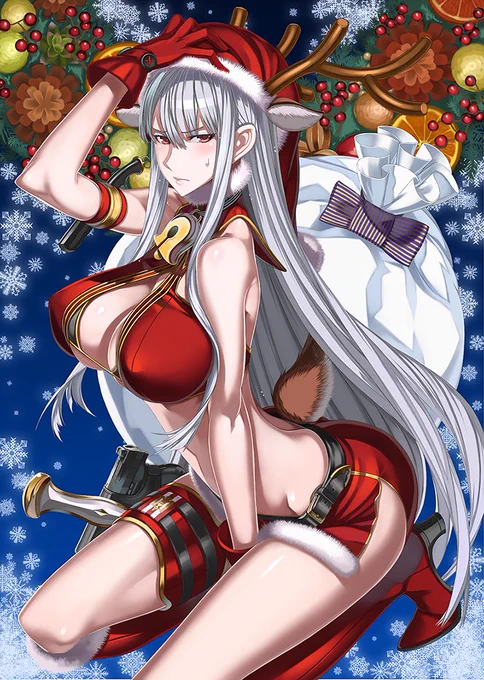 クリスマスなのでセルベリアとユリアナをペタリ。