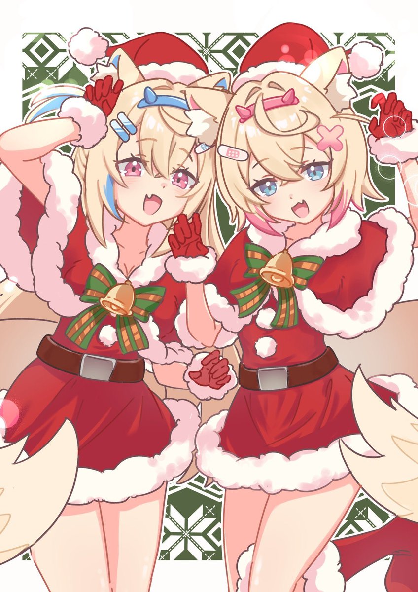 Merry Christmas, Ruffians!! 🎅🏻✨ 
BAU BAU〜🐾🩵🩷