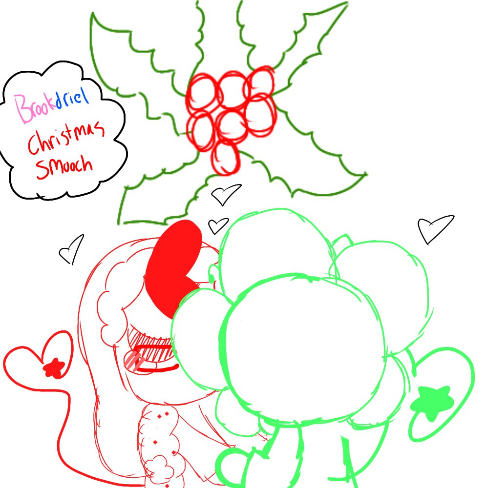 Its_Brooklyn___'s tweet photo. MERRY CHRISTMAS EVERYBODY!!! I really hope everybody has a great Christmas this year! 🎄❄️

( Yes, Brookdriel underneath the mistletoe… I just wanted to sneak that in there cuz I said so- )

#dandysworld #dw #Moonflower #Dandysona #Astrosona https://t.co/ld5t5MTdmh