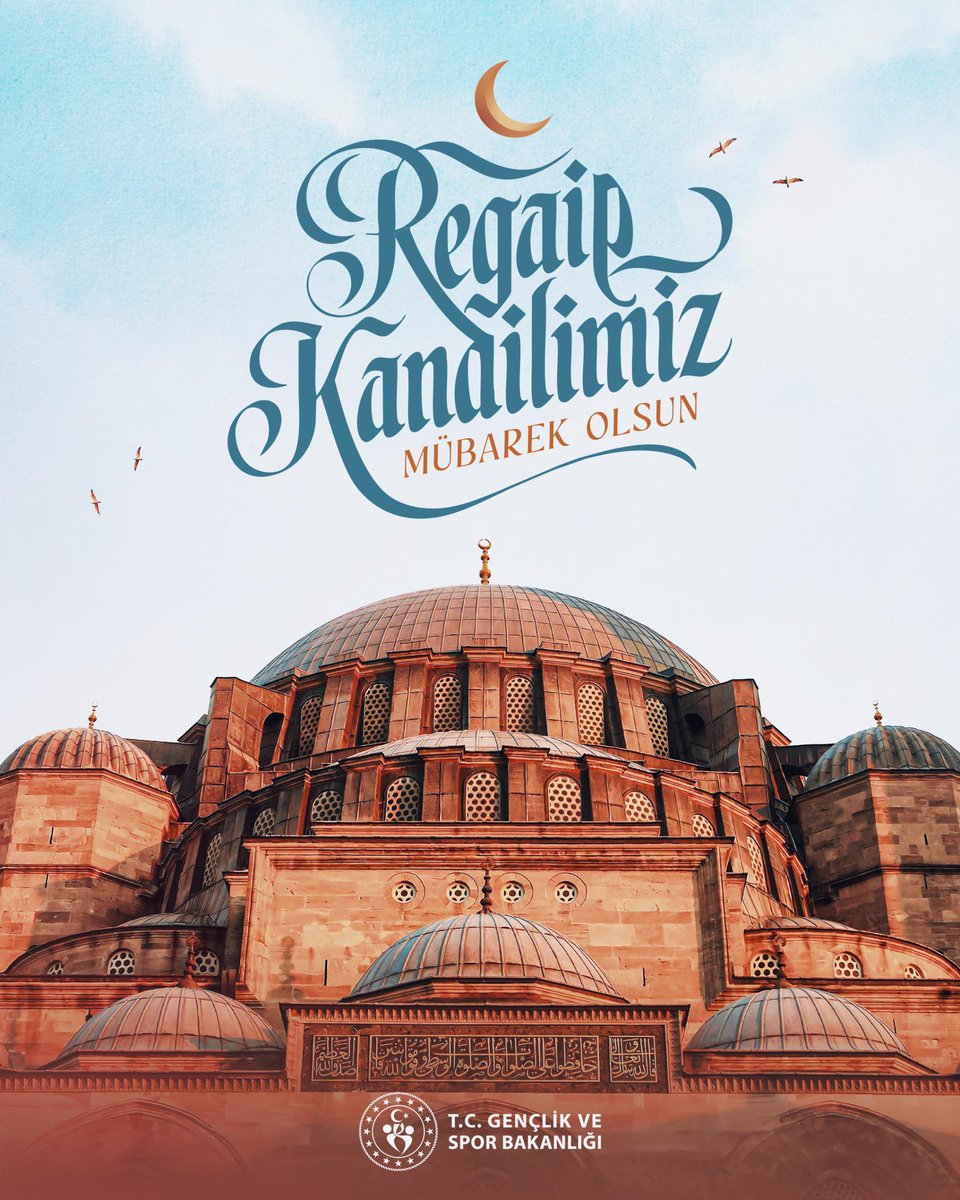 Mübarek üç ayların müjdecisi Regaip Kandili'nin ülkemize ve tüm insanlığa hayırlar getirmesini Allah’tan niyaz ederim.

#RegaipKandili’miz mübârek, dualarımız kabul olsun.