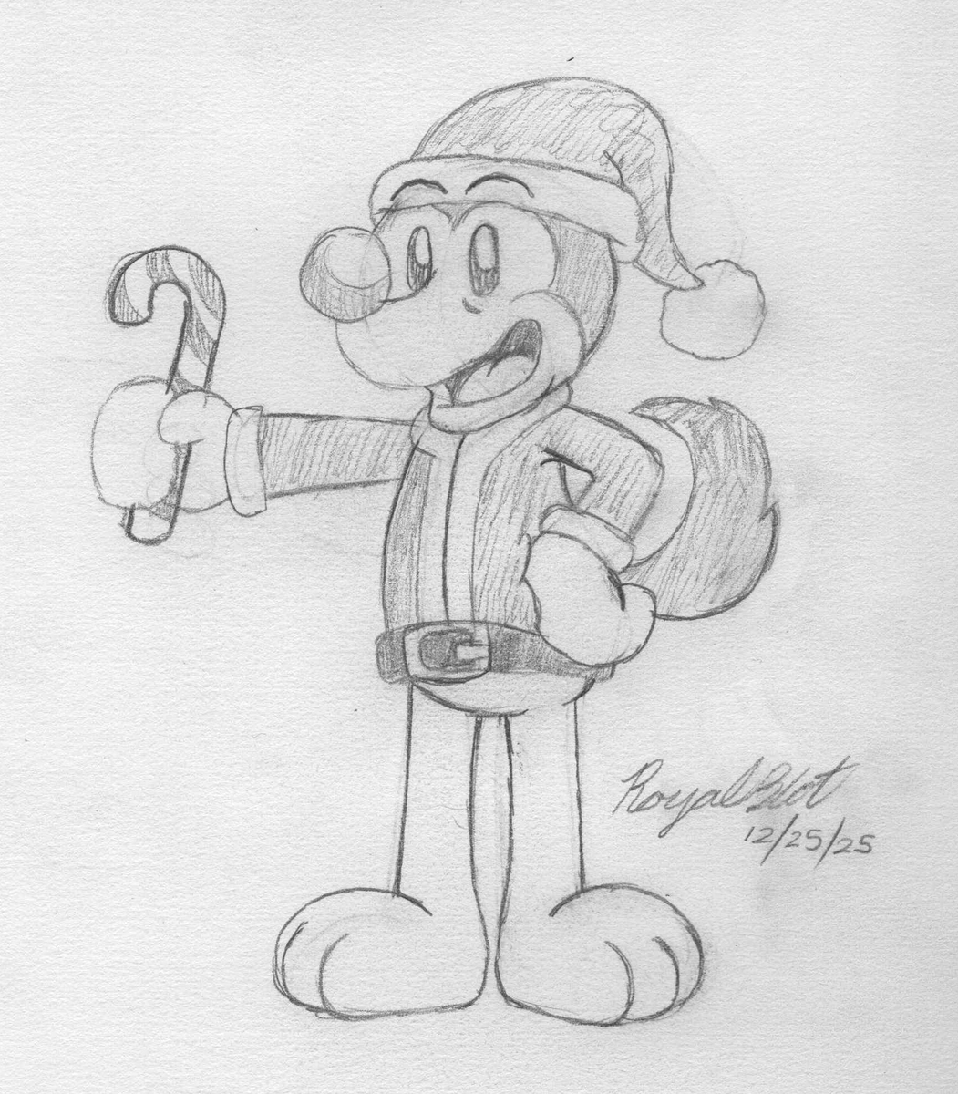 RoyalBlot's tweet photo. Husky's got a little gift for you. 

Wishing you all a wonderful holiday season! https://t.co/kP7eTQcNLG