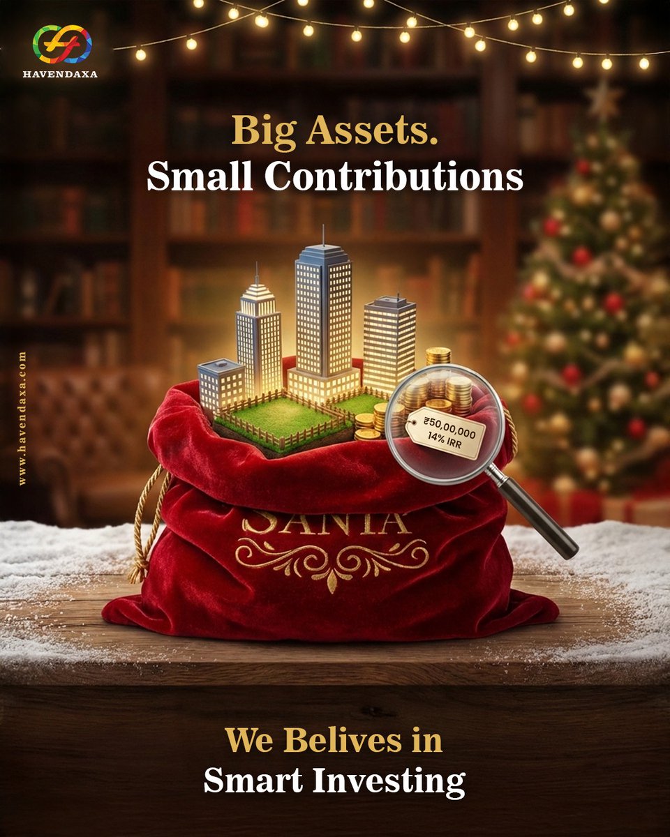 havendaxa's tweet photo. 🎄 This Christmas, Havendaxa celebrates Big Assets. Small Contributions.
Because we believe in smart investing ✨
Wishing you a season filled with light, growth, and lasting moments.

#Havendaxa #FractionalOwnership #SmartInvesting #ChristmasAtHavendaxa https://t.co/tlpa3kNdv1