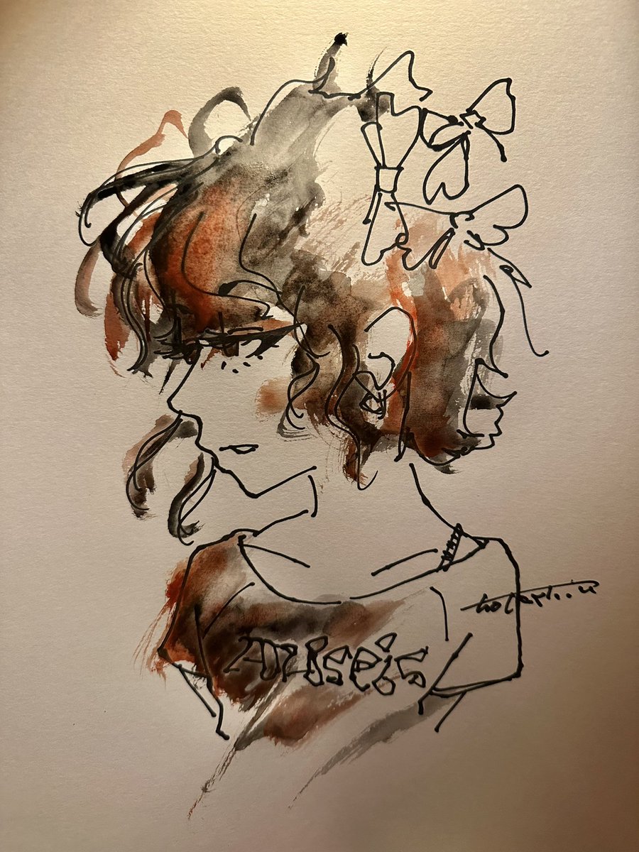 yoshitakaamano #天野喜孝 #スケッチ #ファッションデザイン