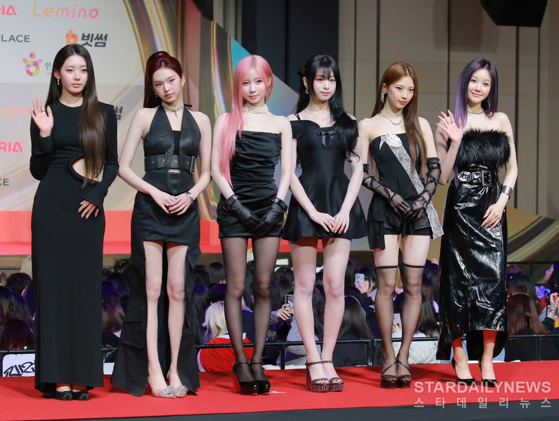 BABYMONSTER at the 2025 Gayo Daejeon today.